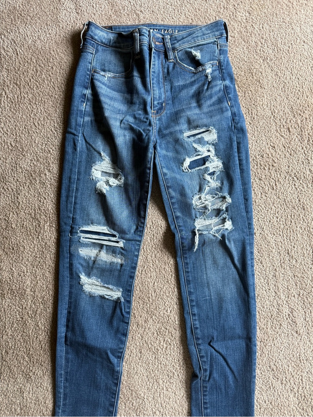American Eagle ripped jeans